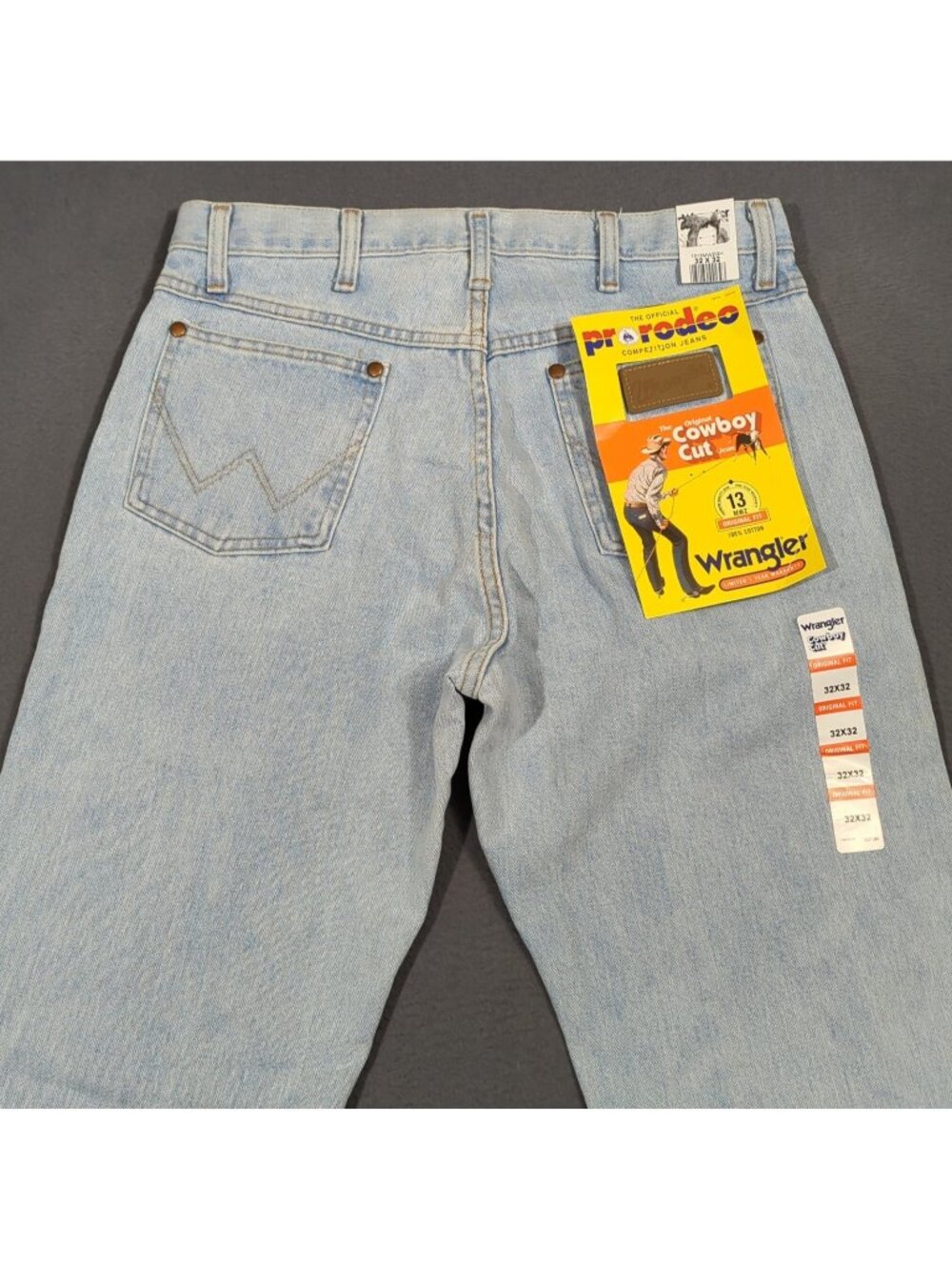 Wrangler Jeans Men's 32x32 Blue 1013MWZ Cowboy Cut Western Rodeo NWT